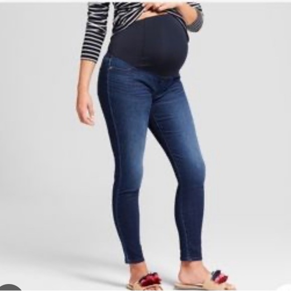 Women’s Isabel Skinny Over Belly Maternity Jeans, Sz 2 - Picture 1 of 4